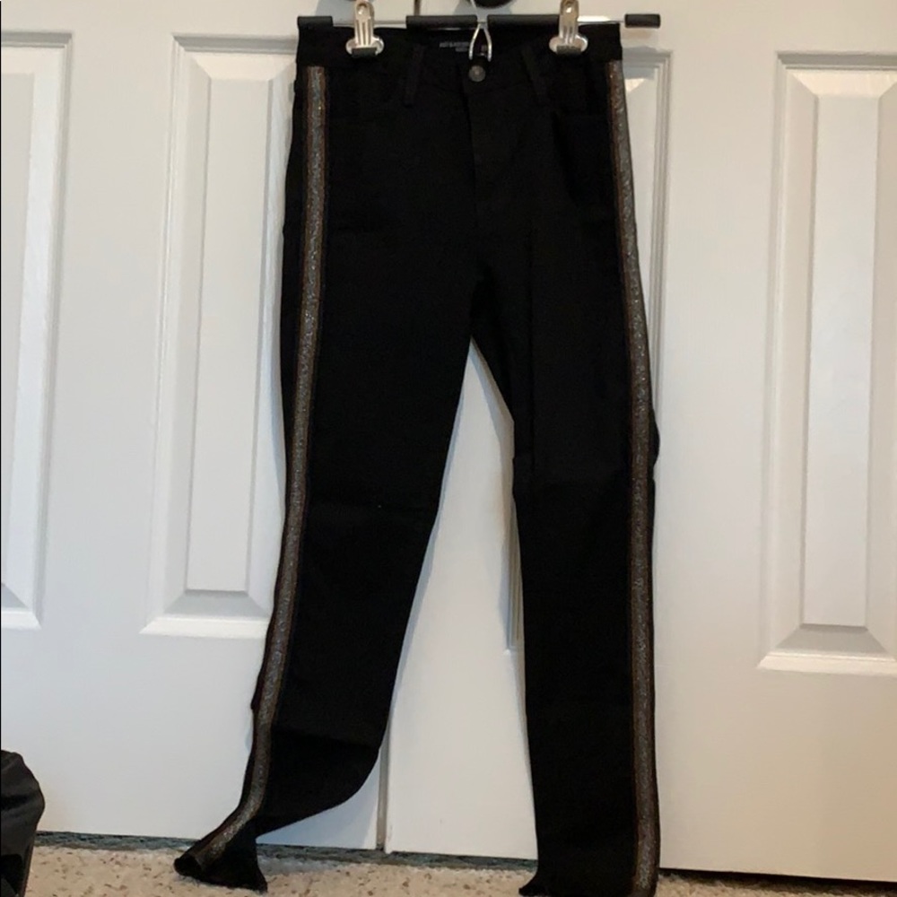 just black denim jeans
